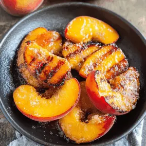 Grill up sweet summer memories with these Brown Sugar Grilled Peaches! Juicy peaches caramelized with brown sugar create a delightful treat perfect for topping ice cream or enjoying on their own. Ideal for summer barbecues or cozy nights in. Save this recipe to impress your friends and family at your next gathering!