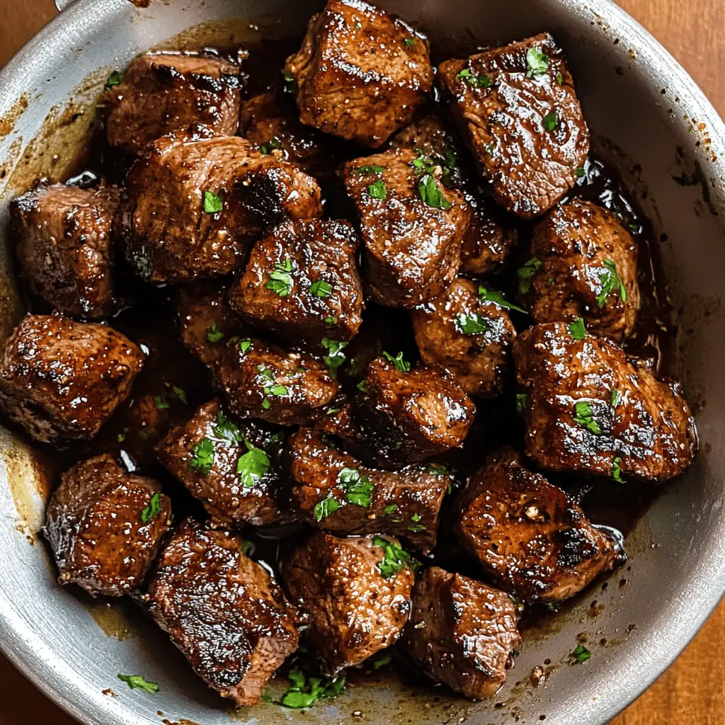 Juicy and flavorful Cajun Garlic Butter Steak Bites are the perfect dish for any occasion! These tender bites are infused with rich garlic butter and zesty Cajun spices, making them a delightful appetizer or main course. Save this recipe for your next gathering, and impress your guests with this simple yet mouth-watering dish!