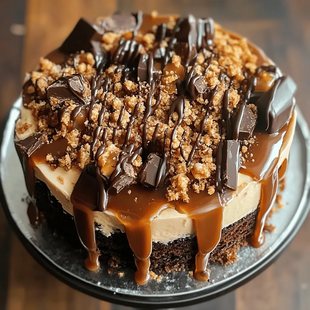 This Chocolate Caramel Toffee Crunch Cake is a delightful treat that layers moist chocolate cake with rich caramel and crunchy toffee bits. Perfect for birthday celebrations or a sweet afternoon snack, this recipe is a crowd-pleaser! Don't forget to save this pin for when you're ready to impress your guests with delicious dessert magic!