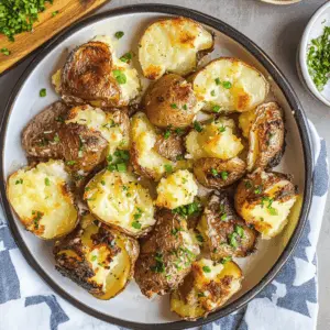 Transform your dinner with these Easy Blackstone Smashed Potatoes! Crispy on the outside and fluffy on the inside, they are perfect for a weeknight meal or a gathering. Made with simple ingredients like baby potatoes, olive oil, and seasonings, this delicious side dish is ready in no time. Save this recipe for your next cookout or family dinner!