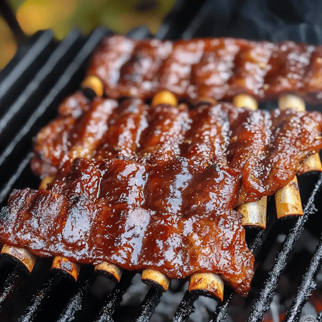 Looking for the perfect summer BBQ dish? These Fall Off The Bone Ribs On The Grill are tender, smoky, and bursting with flavor. Using a mouthwatering dry rub and your favorite BBQ sauce, these ribs are easy to make and sure to impress your family and friends. Save this recipe for your next cookout and enjoy finger-licking goodness!