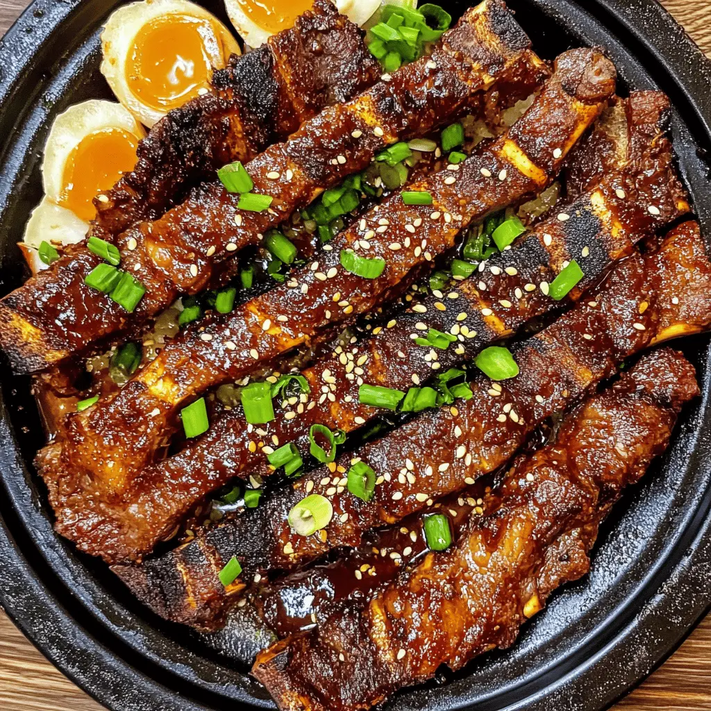 Get ready to fire up your grill with these delicious Galbi Korean Grilled Flanken Ribs! These tender, marinated ribs are bursting with a mouthwatering blend of soy sauce, garlic, and sesame. Perfect for summer barbecues or family gatherings, they’re a crowd-pleaser every time. Save this recipe now to impress your friends at your next cookout!