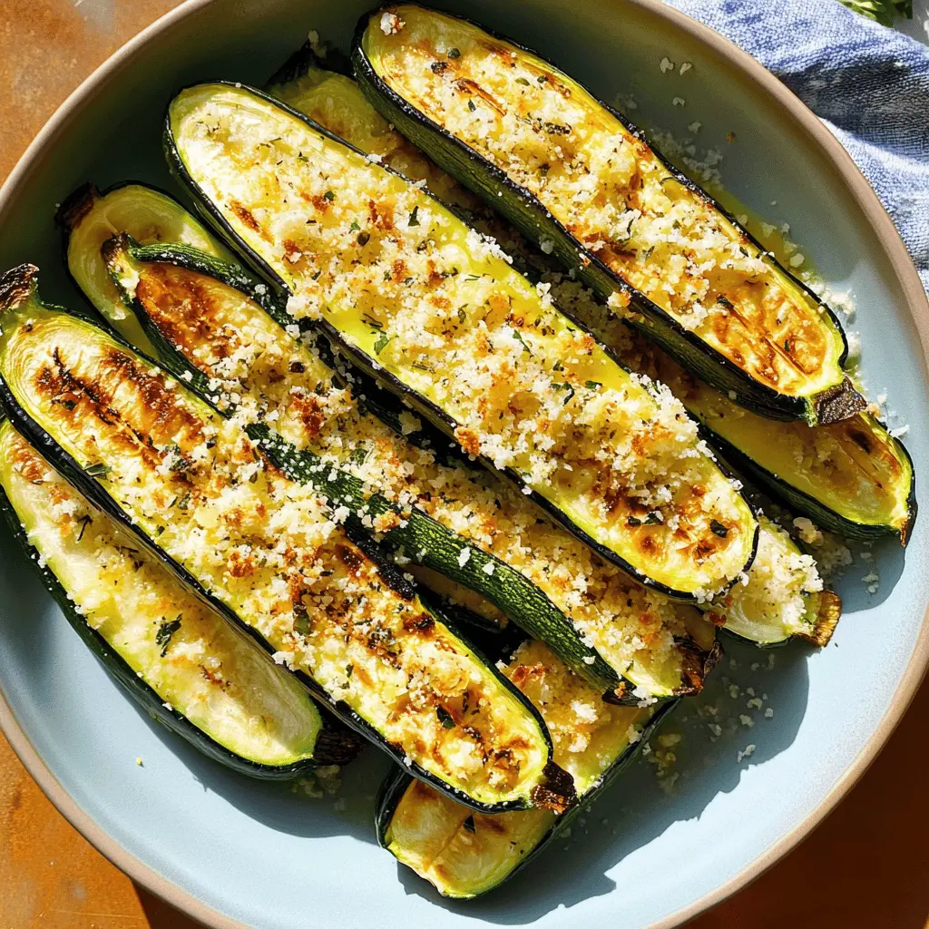 This Grilled Zucchini with Parmesan recipe is the perfect side dish for any meal! Bright, fresh zucchini is lightly charred and topped with a sprinkle of savory Parmesan cheese. Not only is it quick and easy to make, but it also brings a burst of flavor to your dinner table. Save this pin for summer barbecues or weeknight dinners! Enjoy a simple, healthy treat!