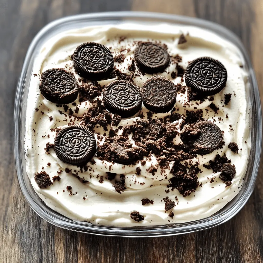 Looking for a no-bake treat that will impress everyone? This Heavenly Oreo Dessert layers creamy goodness with crunchy Oreo cookie crumbs for a deliciously sweet experience. Perfect for gatherings, parties, or a special family dessert night! Save this recipe now and delight in every bite!