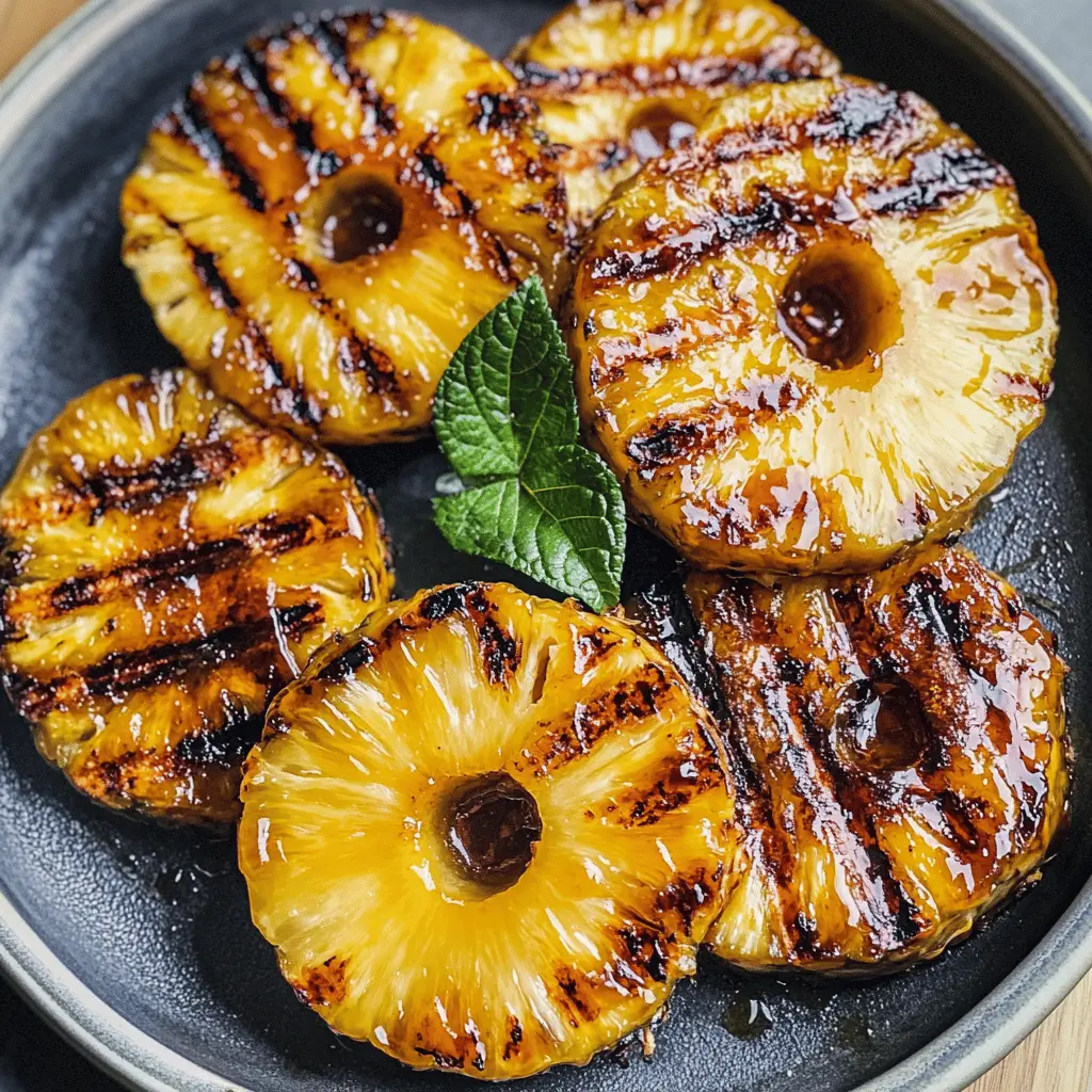 Sweet, juicy, and utterly delicious, this honey glazed grilled pineapple recipe is a summer must-try! With simple ingredients, it brings a tropical twist to your BBQ. Perfect as a dessert, side dish, or even as a topping for burgers, this recipe will elevate your next gathering. Save it for your next outdoor cookout and impress your guests!