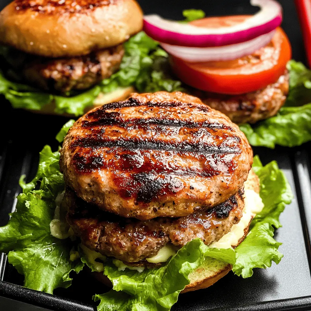 If you’re tired of dry turkey burgers, this juicy grilled turkey burger recipe is a game changer! Packed with flavor from garlic and herbs, these burgers are perfect for summer BBQs or quick weeknight dinners. Save this recipe and impress your friends and family at your next cookout with these tasty and tender turkey burgers!
