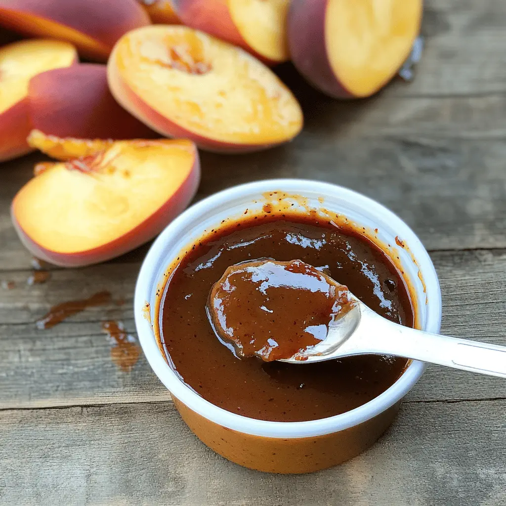 Transform your grilling game with this Maple Peach Barbecue Sauce! Packed with sweet peaches and rich maple syrup, it adds a delightful twist to your favorite meats and veggies. Perfect for summer cookouts or cozy family dinners, this sauce will impress everyone at the table. Save this recipe for your next barbecue and elevate your dishes with this delicious blend of flavors!
