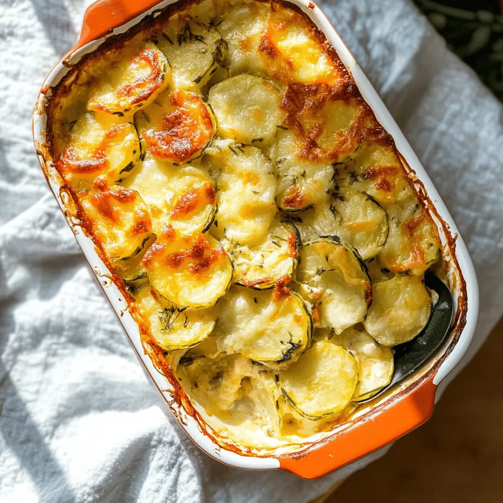 Ready to brighten your table with a delicious Summer Gratin? This dish combines fresh seasonal vegetables like zucchini, tomatoes, and bell peppers, all baked to perfection with golden cheese on top. Perfect for a light dinner or as a tasty side at cookouts. Save this recipe for an easy way to enjoy vibrant flavors all summer long!