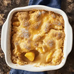 Looking for the Best Peach Cobbler recipe? This delightful dessert features juicy peaches and a sweet, buttery topping that gives it a comforting homemade feel. Perfect for summer gatherings or a cozy night in, it's a classic that everyone will love. Save this recipe to impress your family and friends at your next barbecue or picnic!