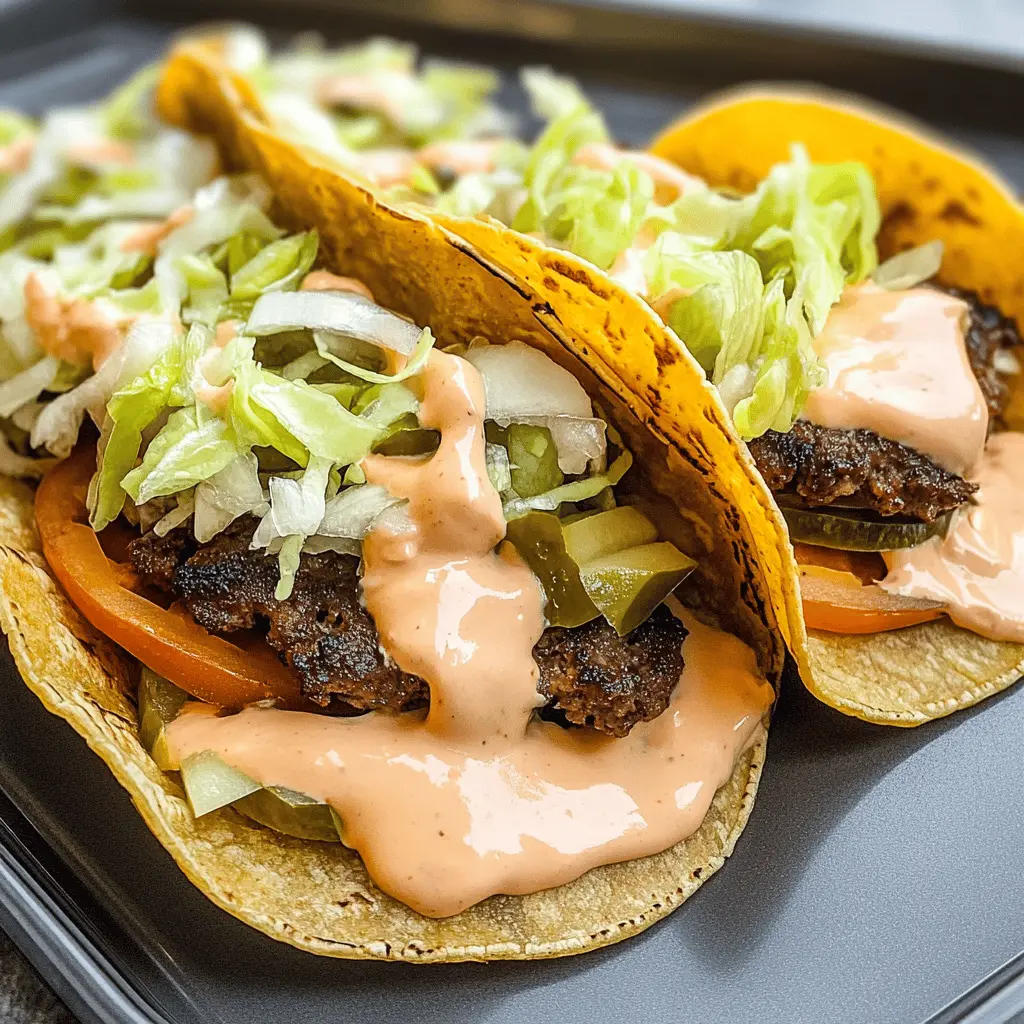 Get ready for a flavor-packed twist with these Original Smash Burger Tacos! Featuring juicy beef patties, melty cheese, and the perfect blend of spices, these tacos are a must-try for any taco lover. Perfect for game day or a fun dinner night, save this recipe to enjoy tasty simplicity right at home!