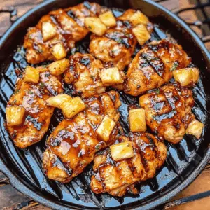 Add a twist to your dinner with this Whiskey Pineapple Chicken! It's tender chicken marinated in a sweet and tangy whiskey-pineapple sauce, bursting with flavor. Perfect for grilling or baking, this dish promises to impress family and friends. Save this recipe for your next barbecue or casual get-together, and enjoy a delightful meal that’s easy to make!