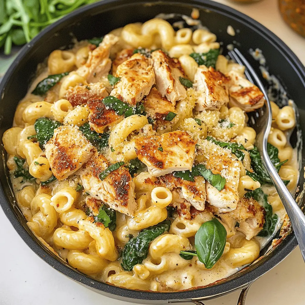 Easy Tuscan Chicken Mac and Cheese Recipe
