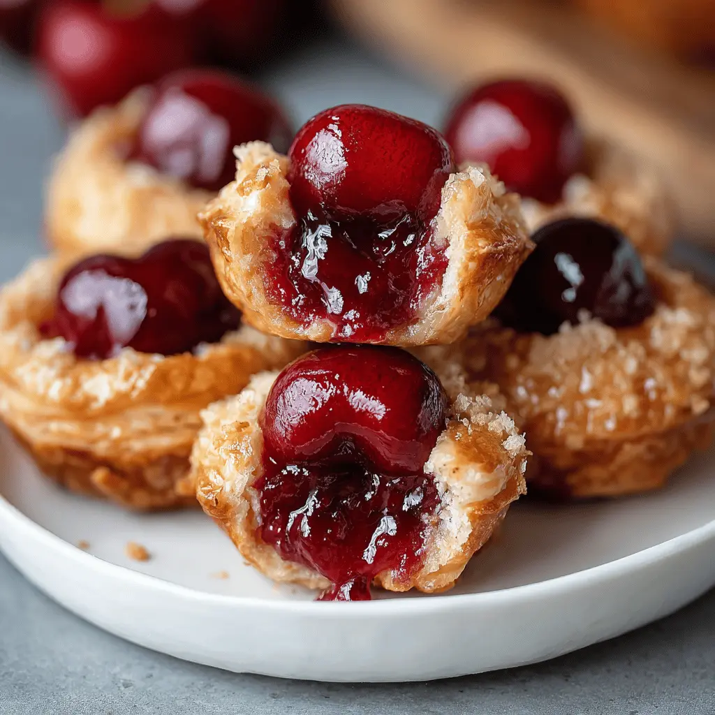 Easy Cherry Pie Bites Recipe