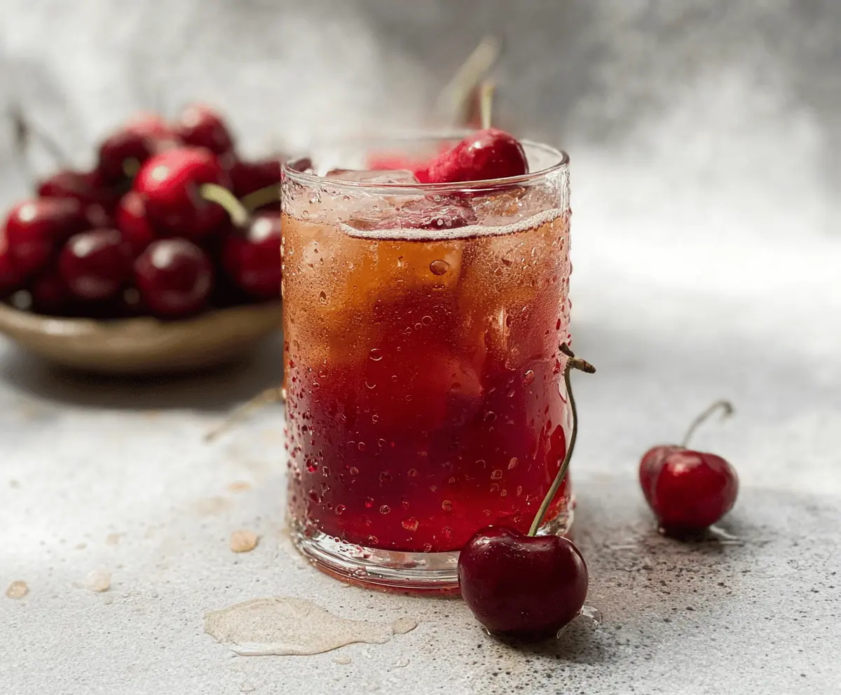 Easy Refreshing Cherry Iced Tea Recipe