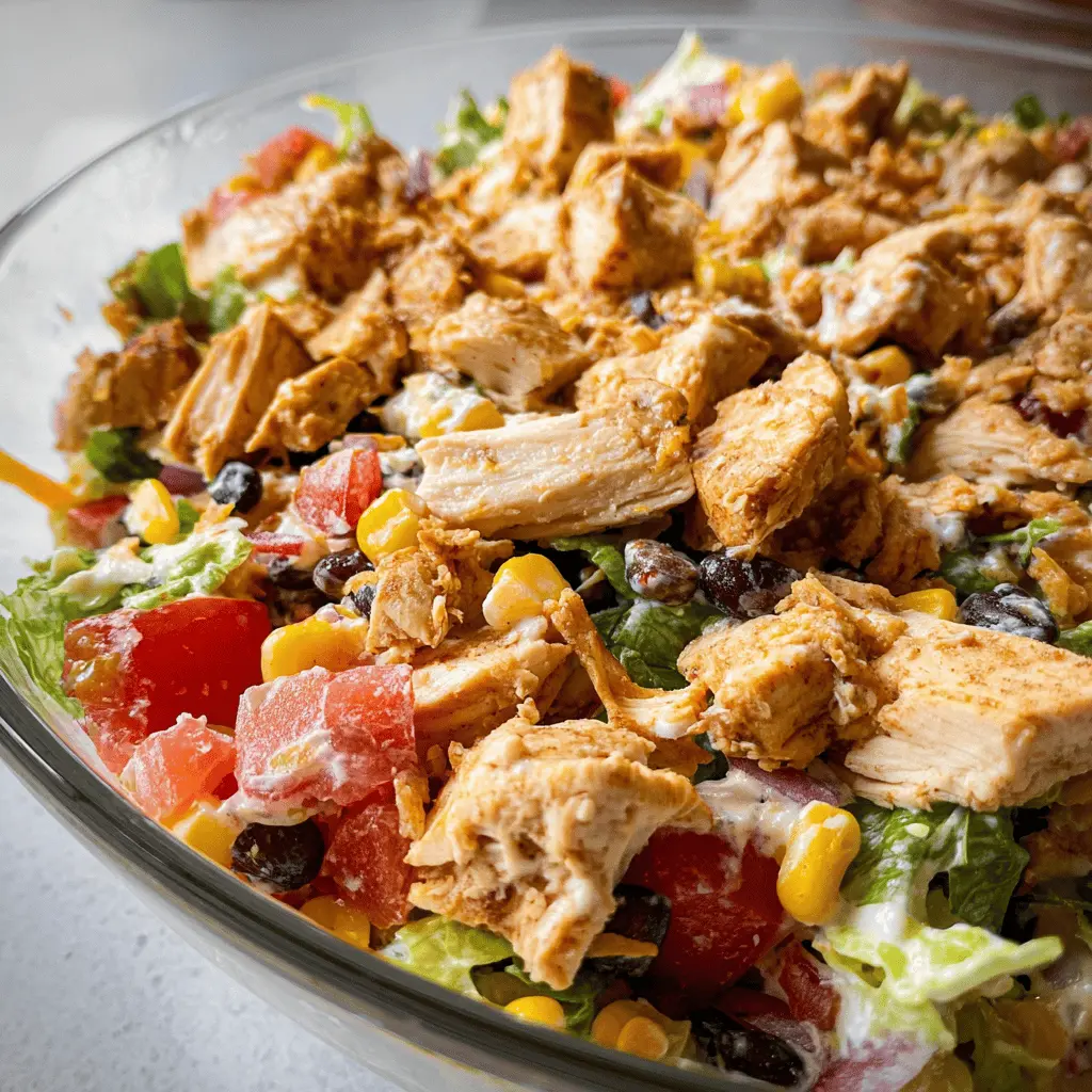 Easy Southwest Chicken Salad Recipe