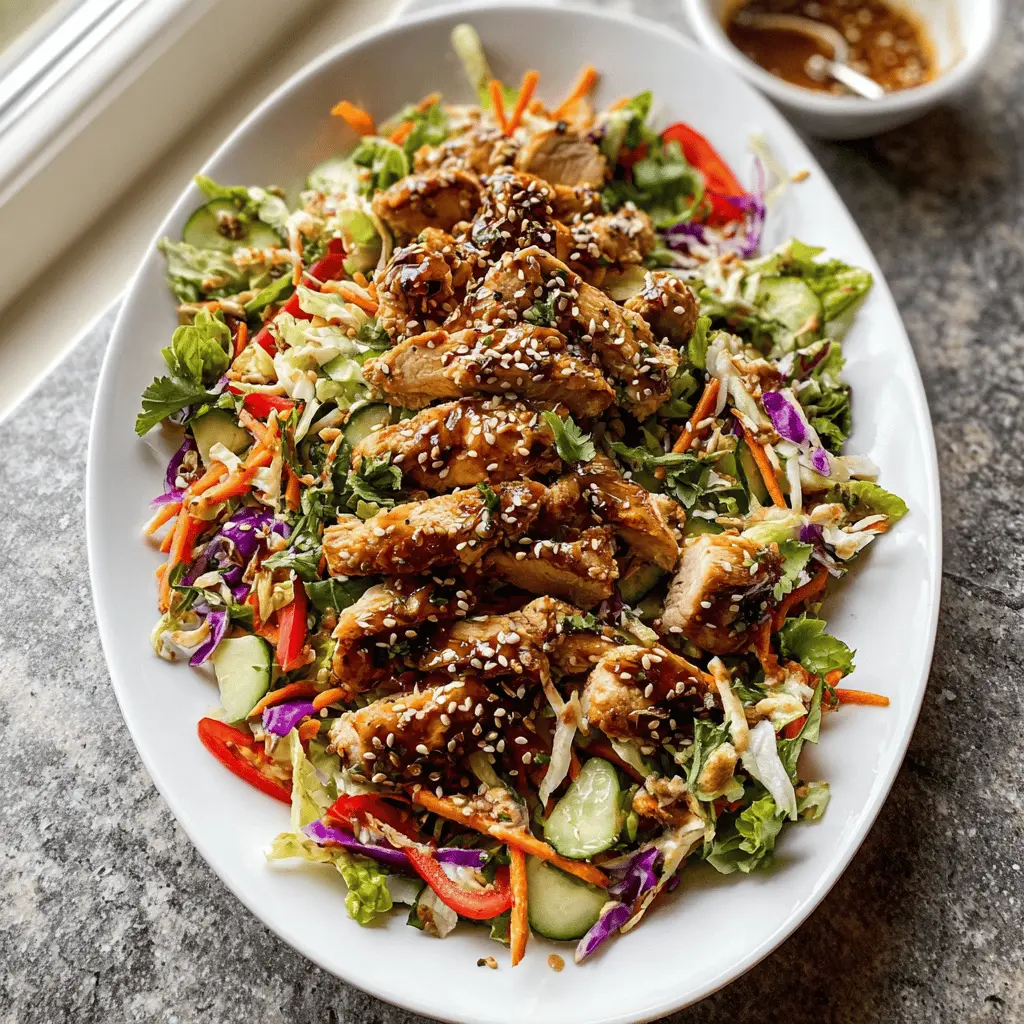 Easy Sesame Chicken Salad Recipe