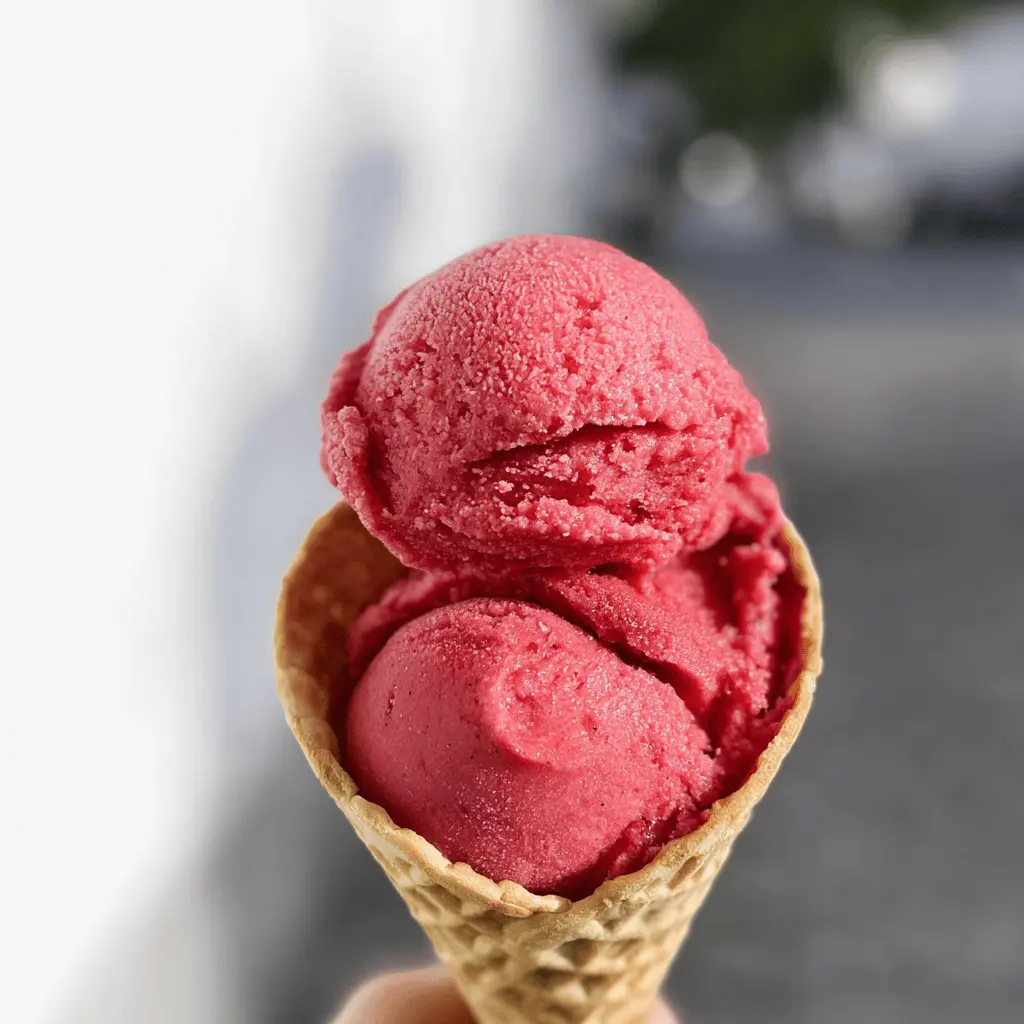 Easy Fresh Cherry Sorbet Recipe
