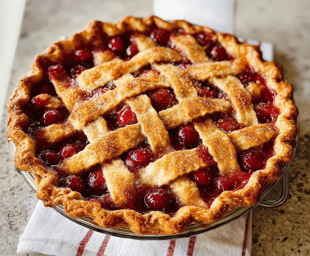 Easy Best Homemade Cherry Pie Recipe