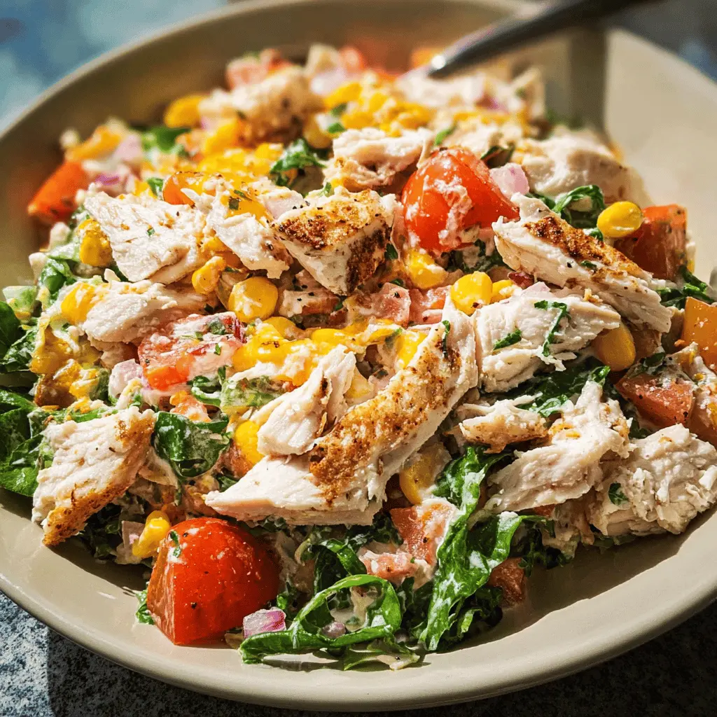Easy Mexican Chicken Salad Recipe