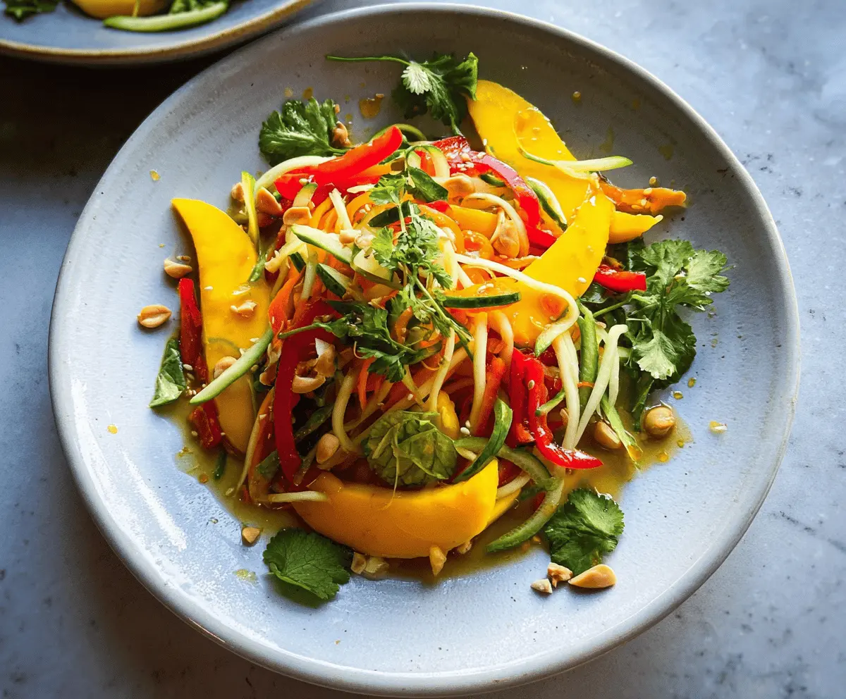 Easy Sweet and Spicy Thai Mango Salad Recipe