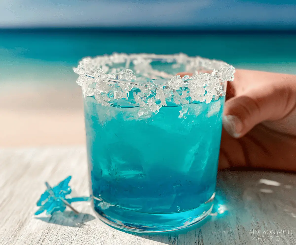 Easy Refreshing Beach Water Cocktail Recipe