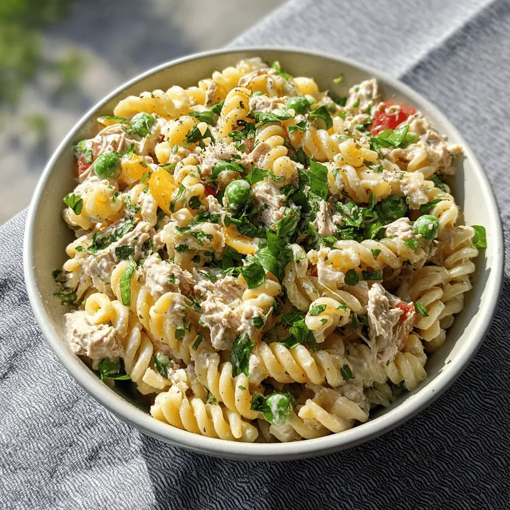 Easy High-Protein Tuna Pasta Salad Recipe