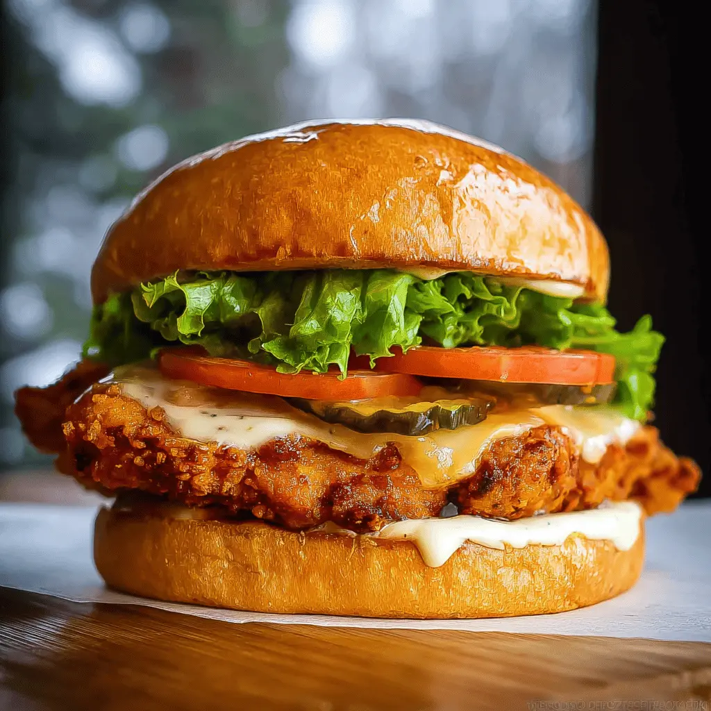 Easy Crispy Chicken Sandwich Recipe