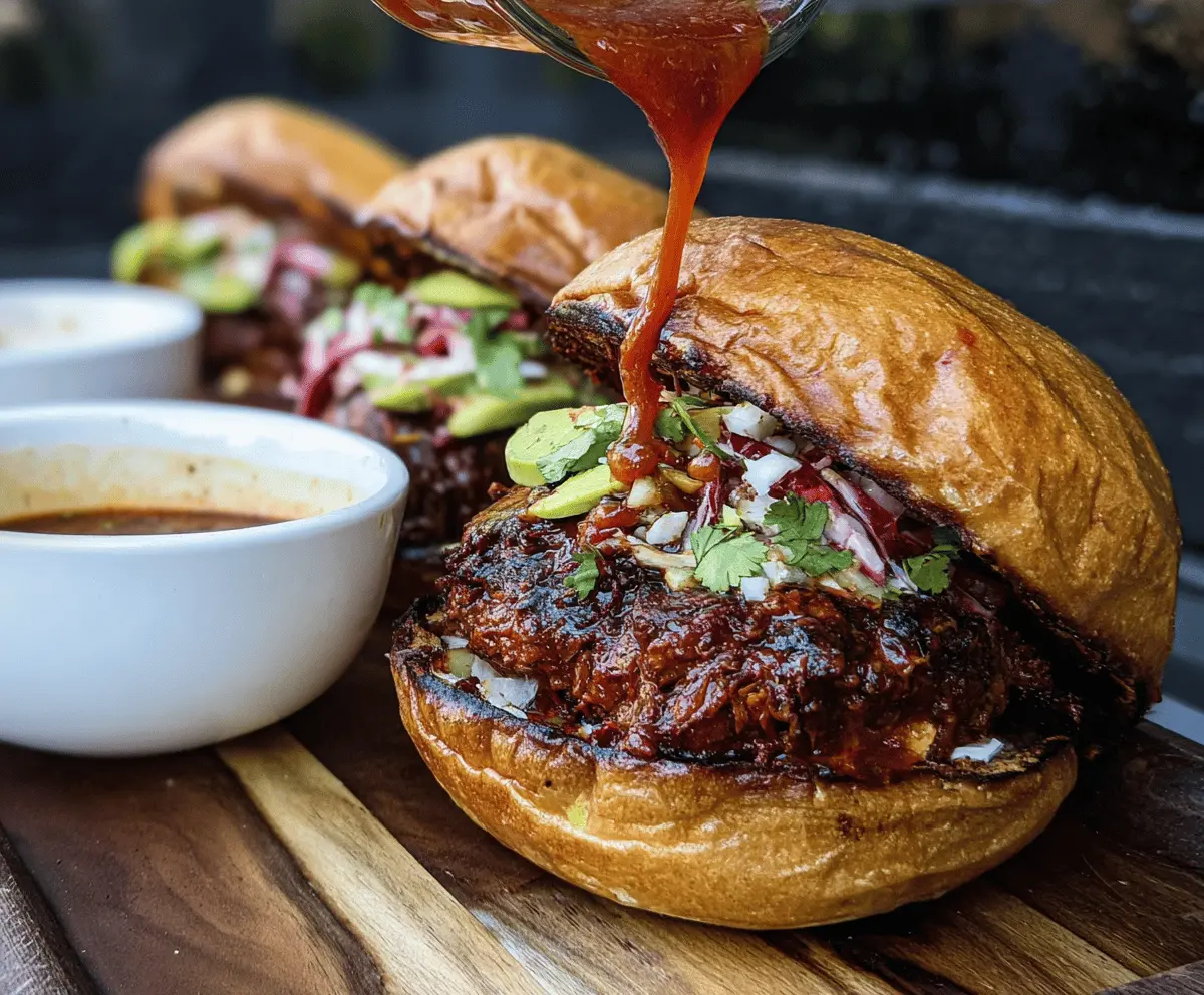 Smoked Beef Birria Burgers Recipe