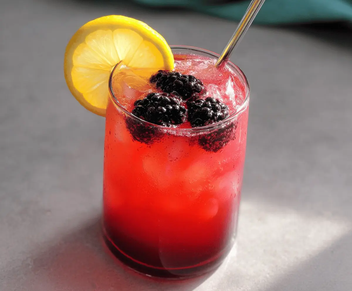 Easy Fresh Blackberry Lemonade Recipe
