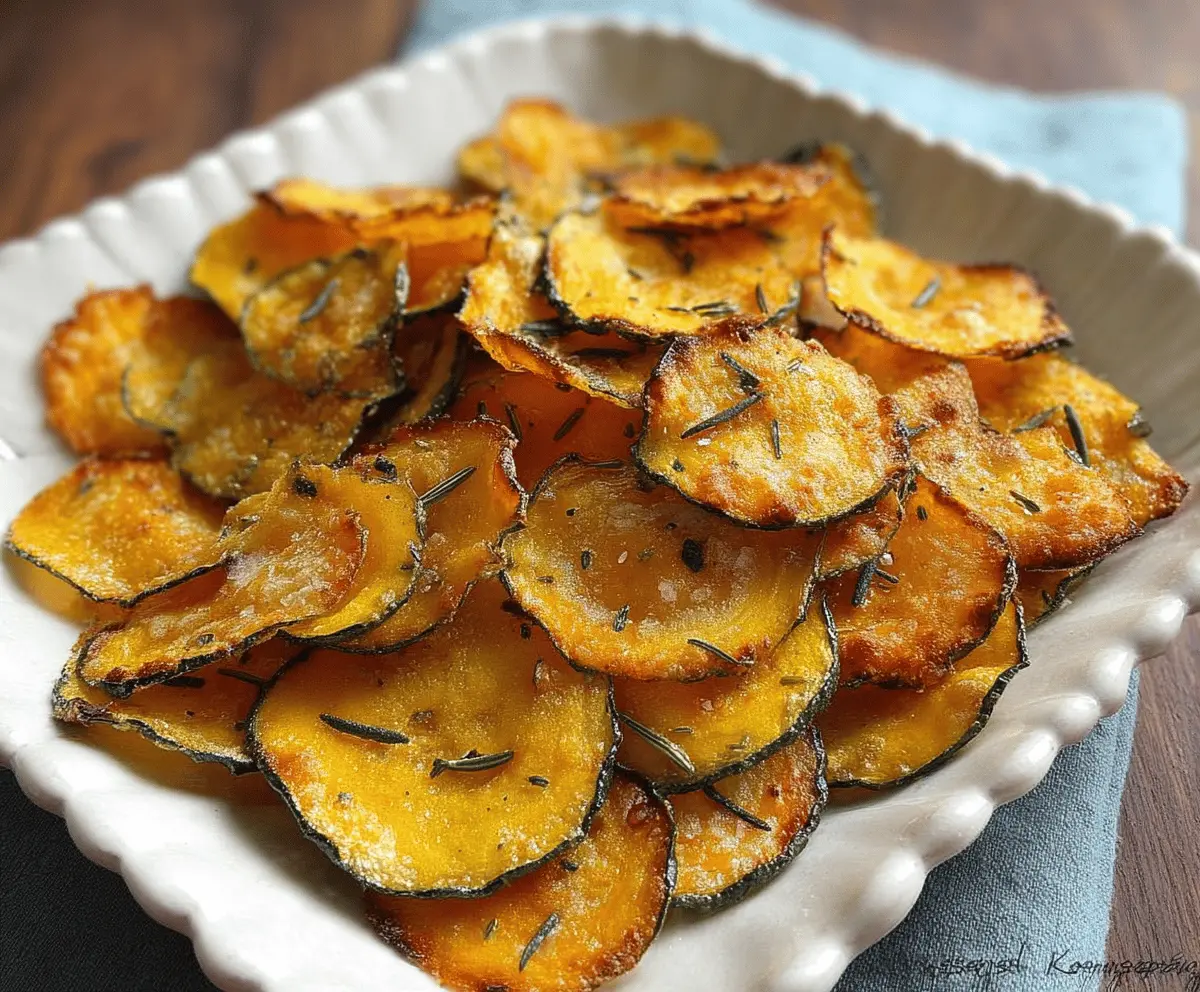 Crispy Baked Zucchini Chips – Healthy Snack