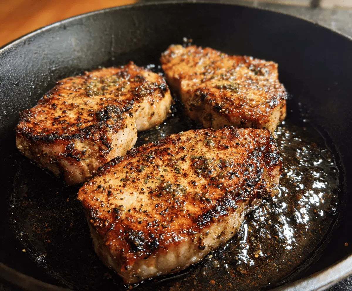 Easy Juicy Boneless Pork Chops Recipe