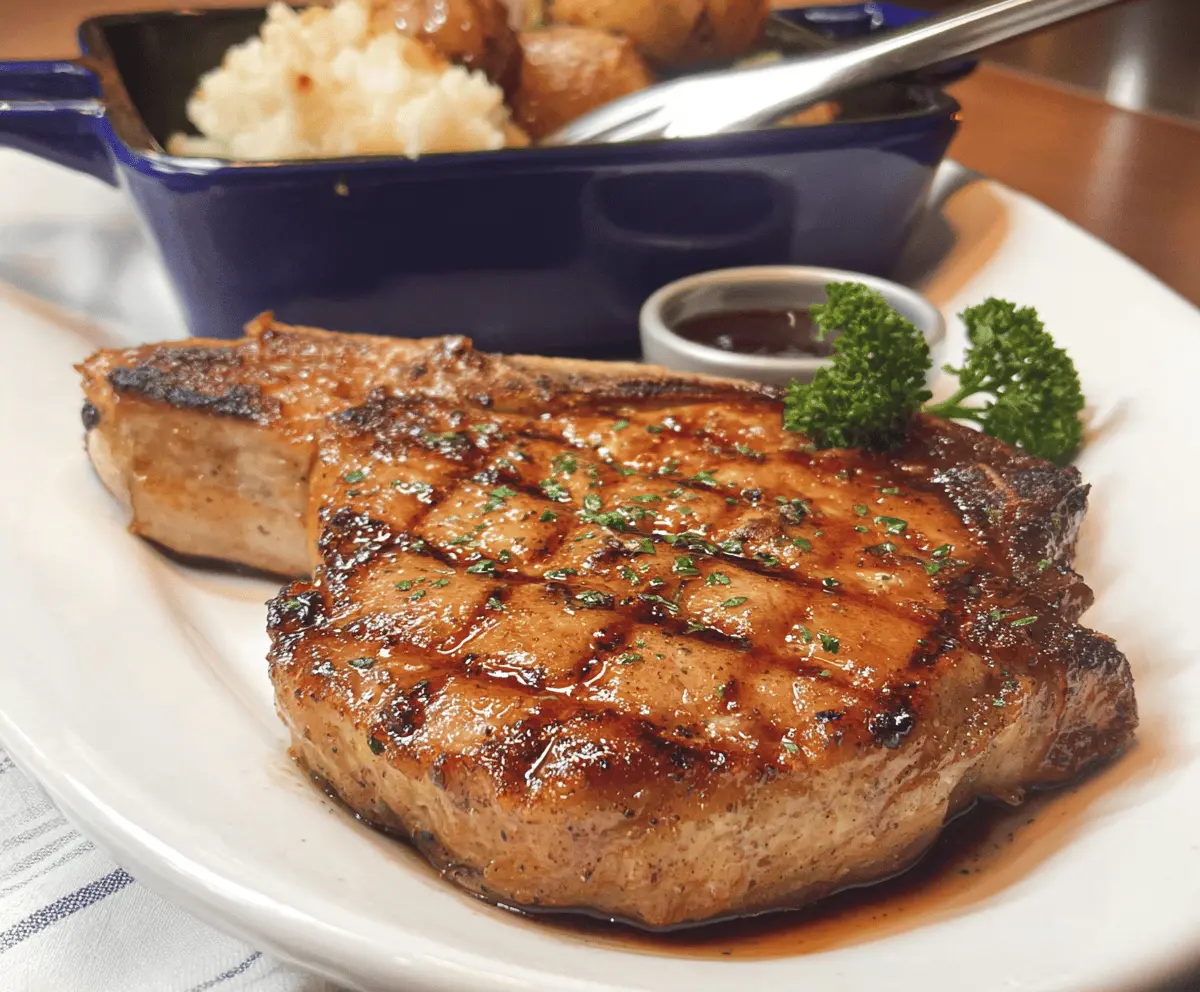 Easy Texas Roadhouse Style Pork Chops Recipe