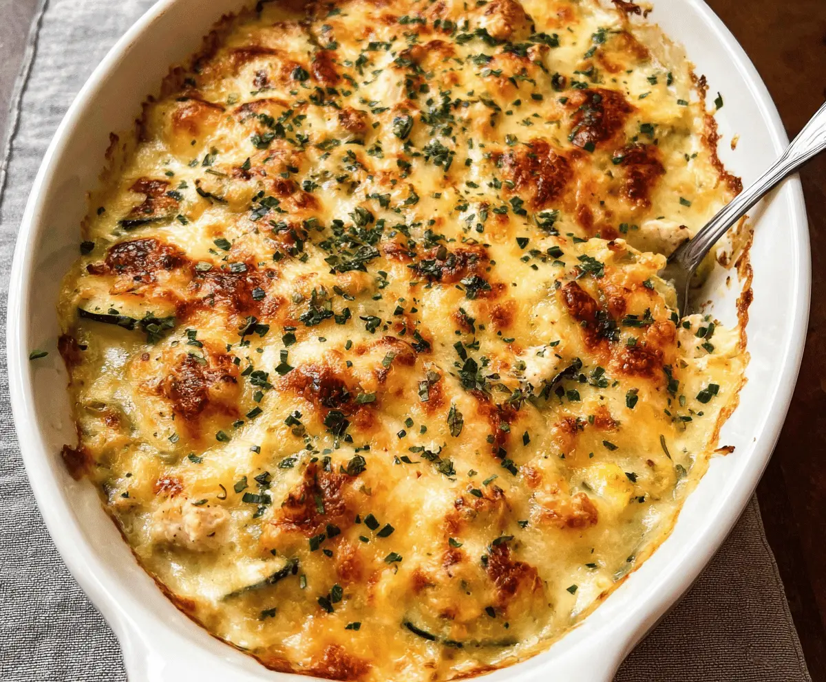 Easy Chicken Zucchini Casserole Recipe
