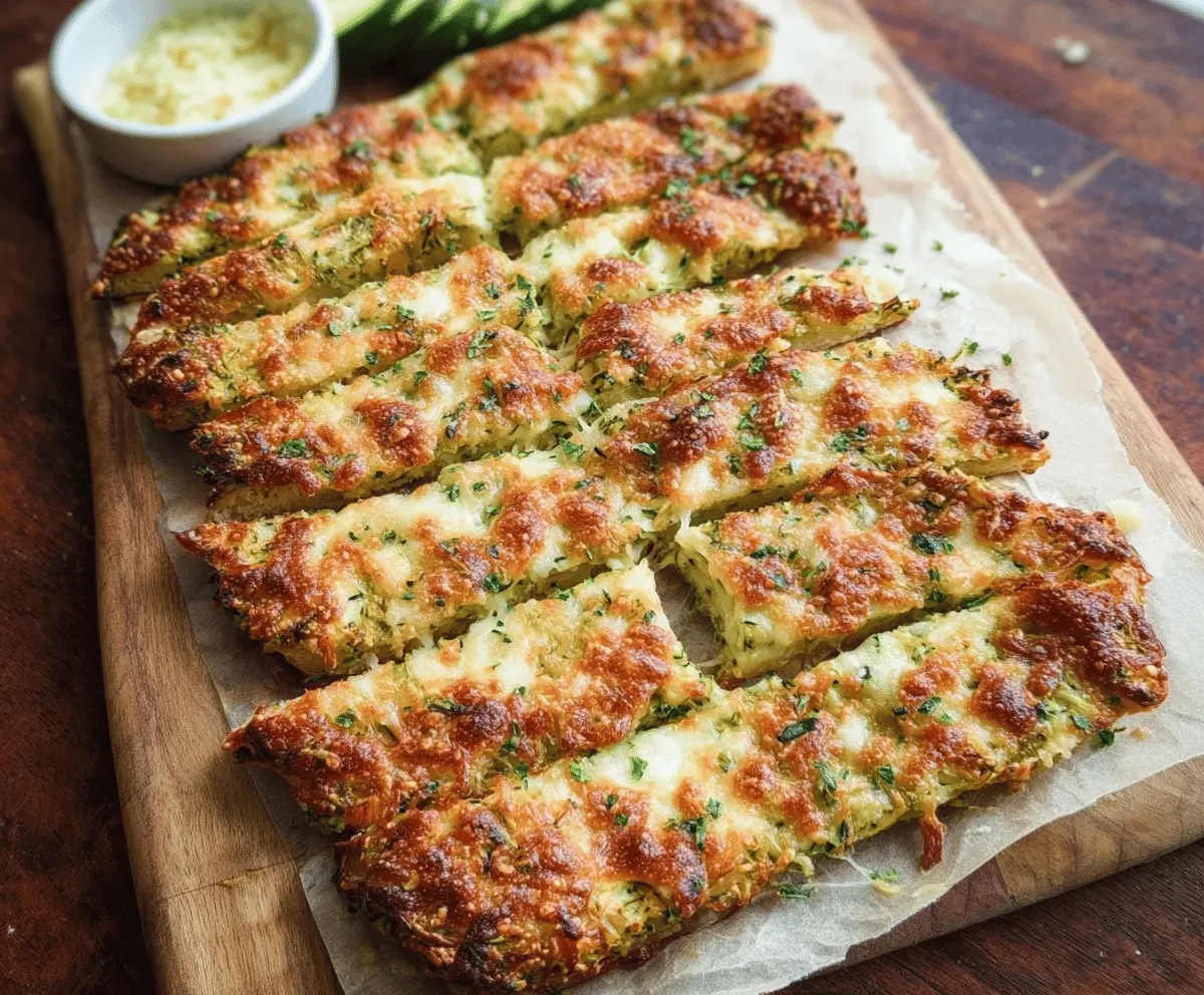 Easy Zucchini Breadsticks Recipe for Beginners