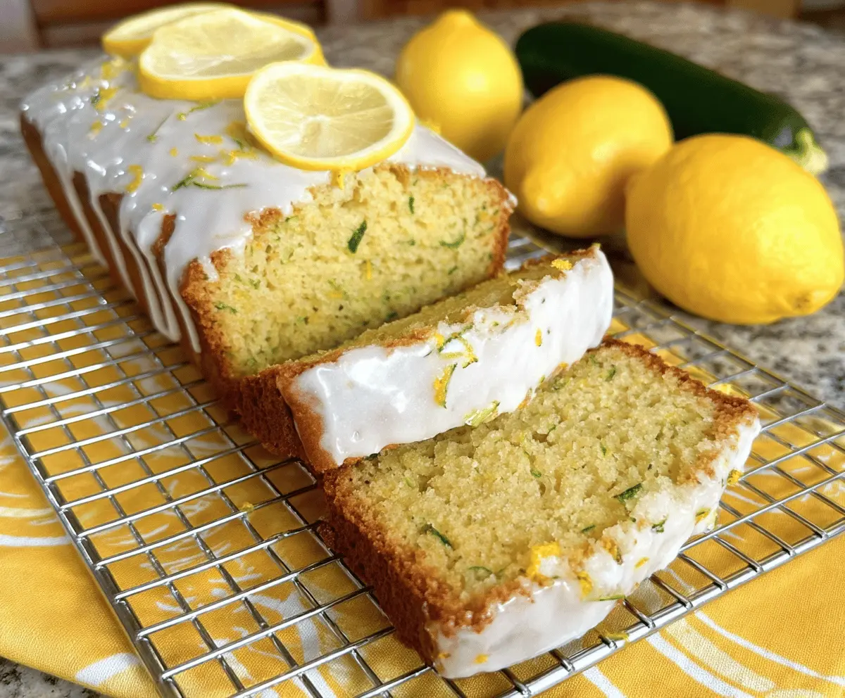 Moist Lemon Zucchini Bread Recipe
