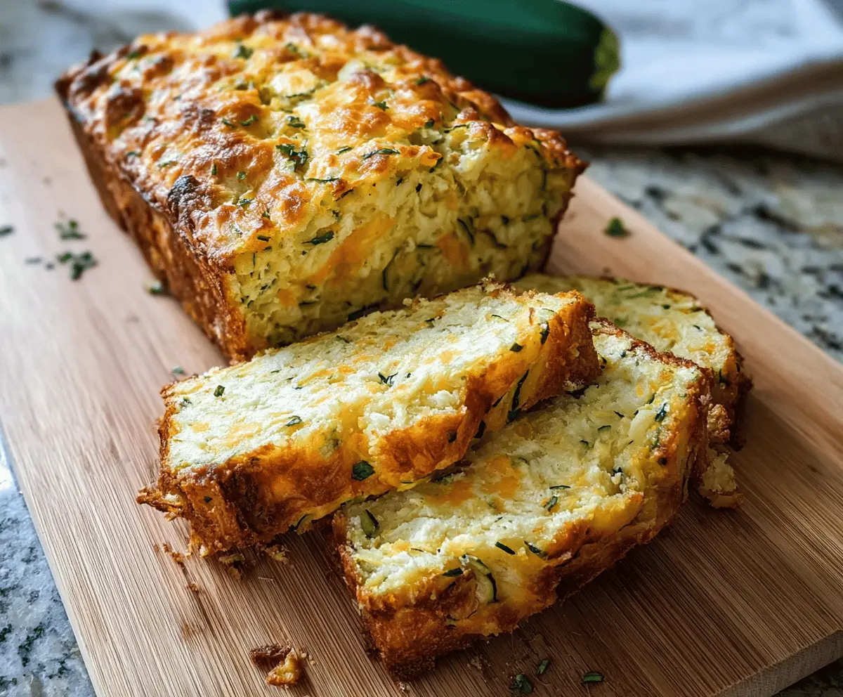 Moist Zucchini Cheese Bread Recipe