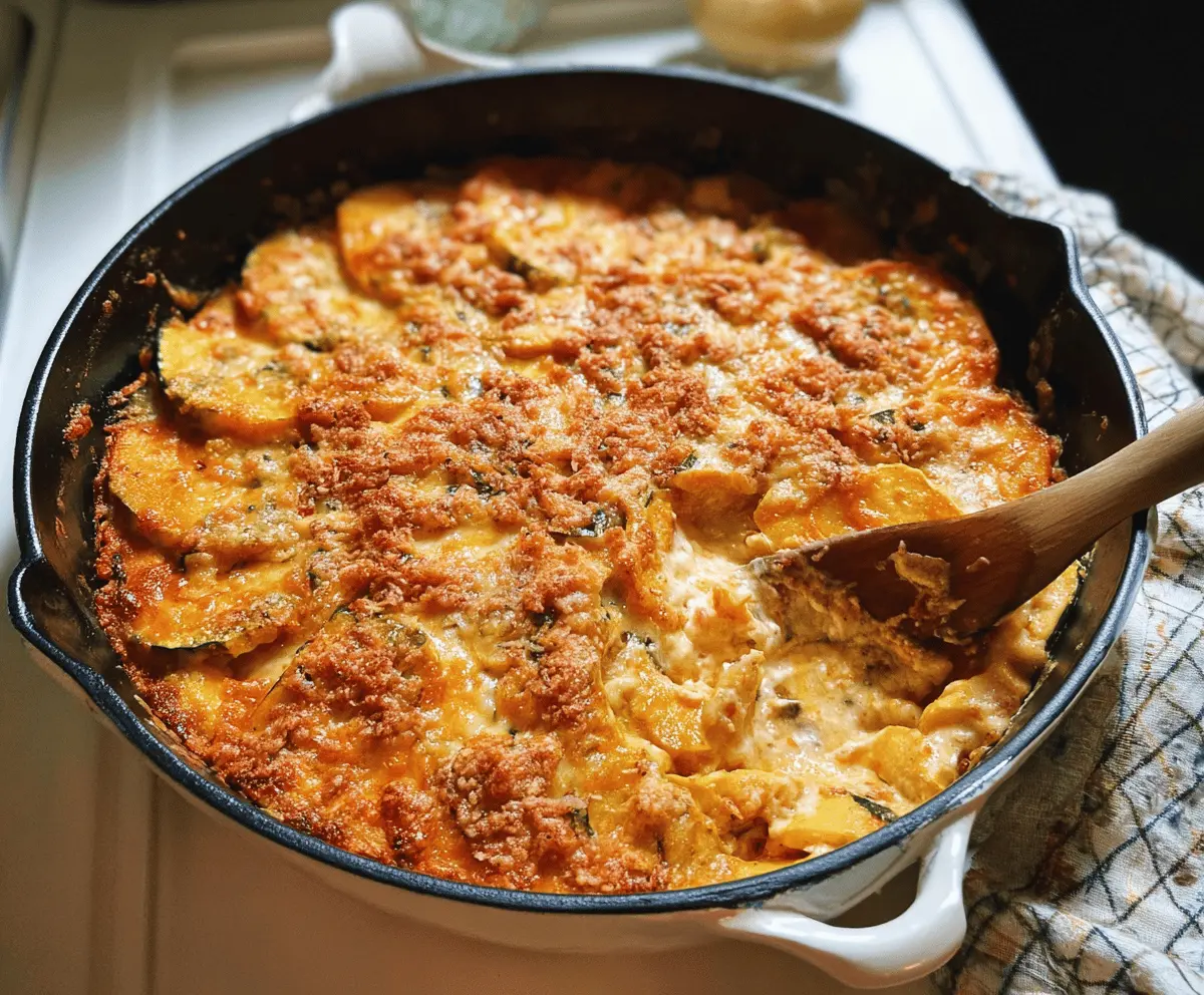 Cozy Southern Cheese Squash Casserole