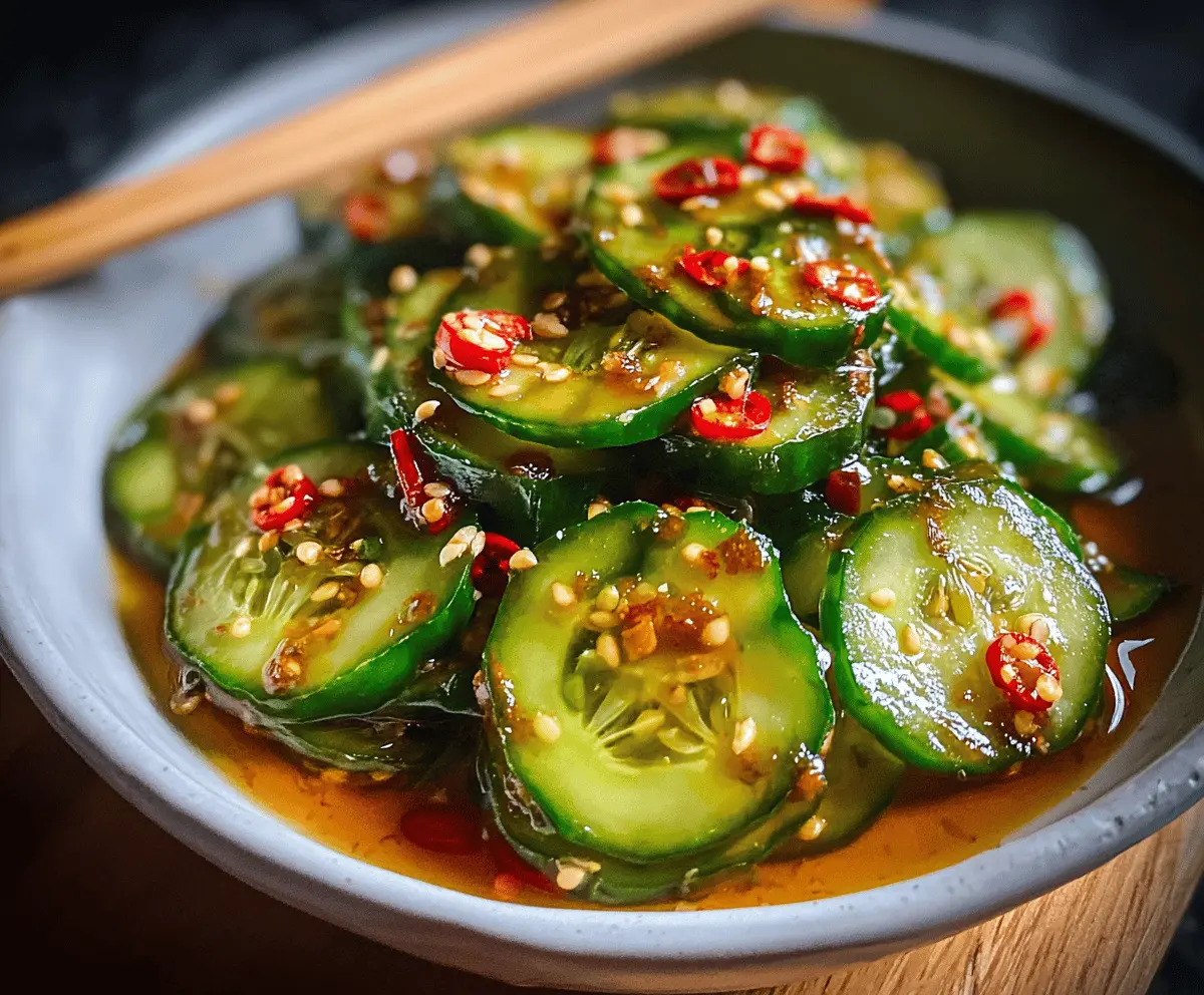 Easy Asian Cucumber Salad Recipe for Refreshing Flavor