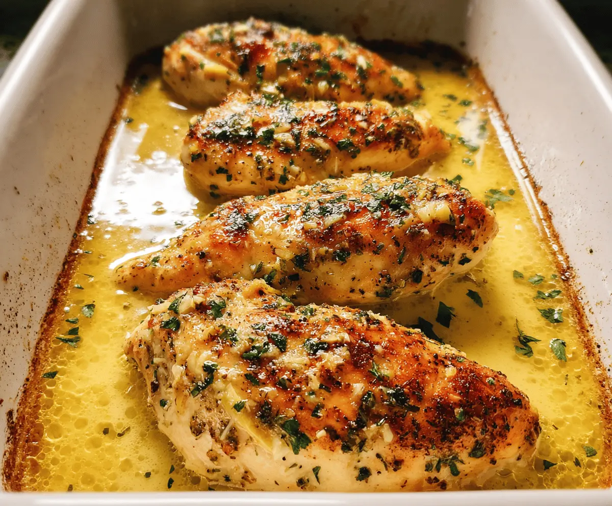 Garlic Butter Baked Chicken Breast Recipe