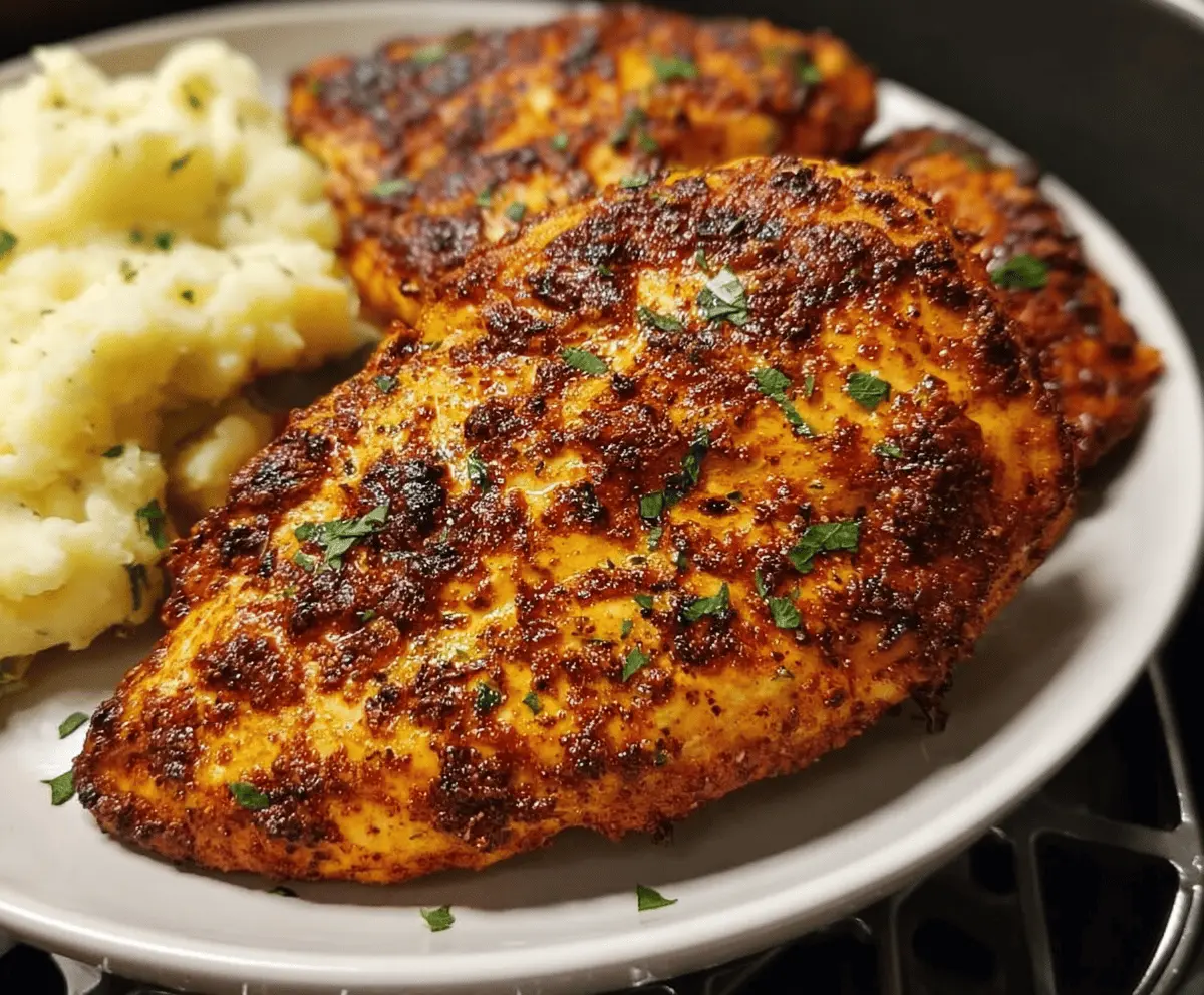 Easy Juicy Air Fryer Chicken Breasts Recipe