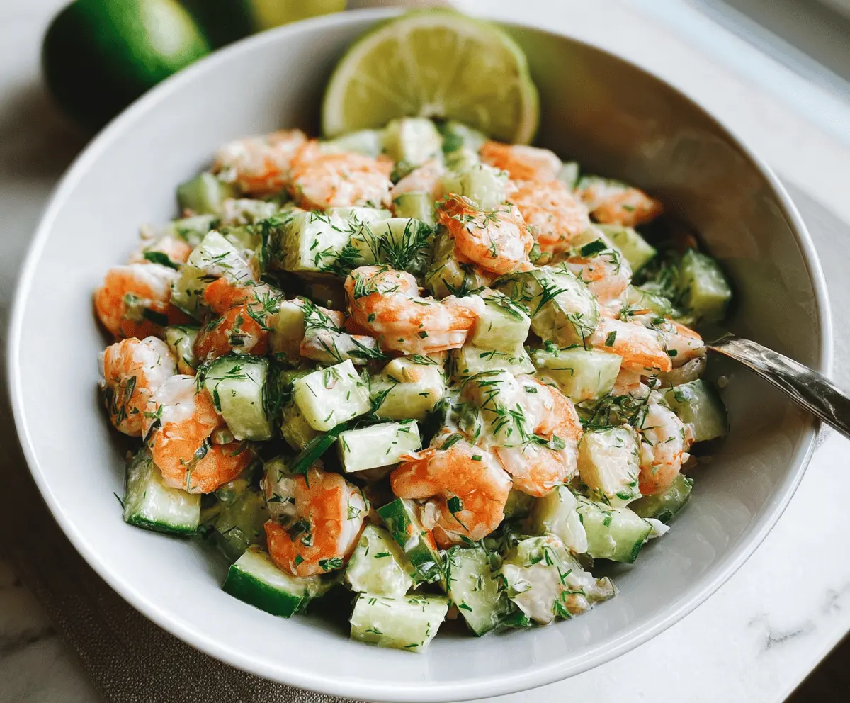 Refreshing Cucumber Shrimp Salad Recipe