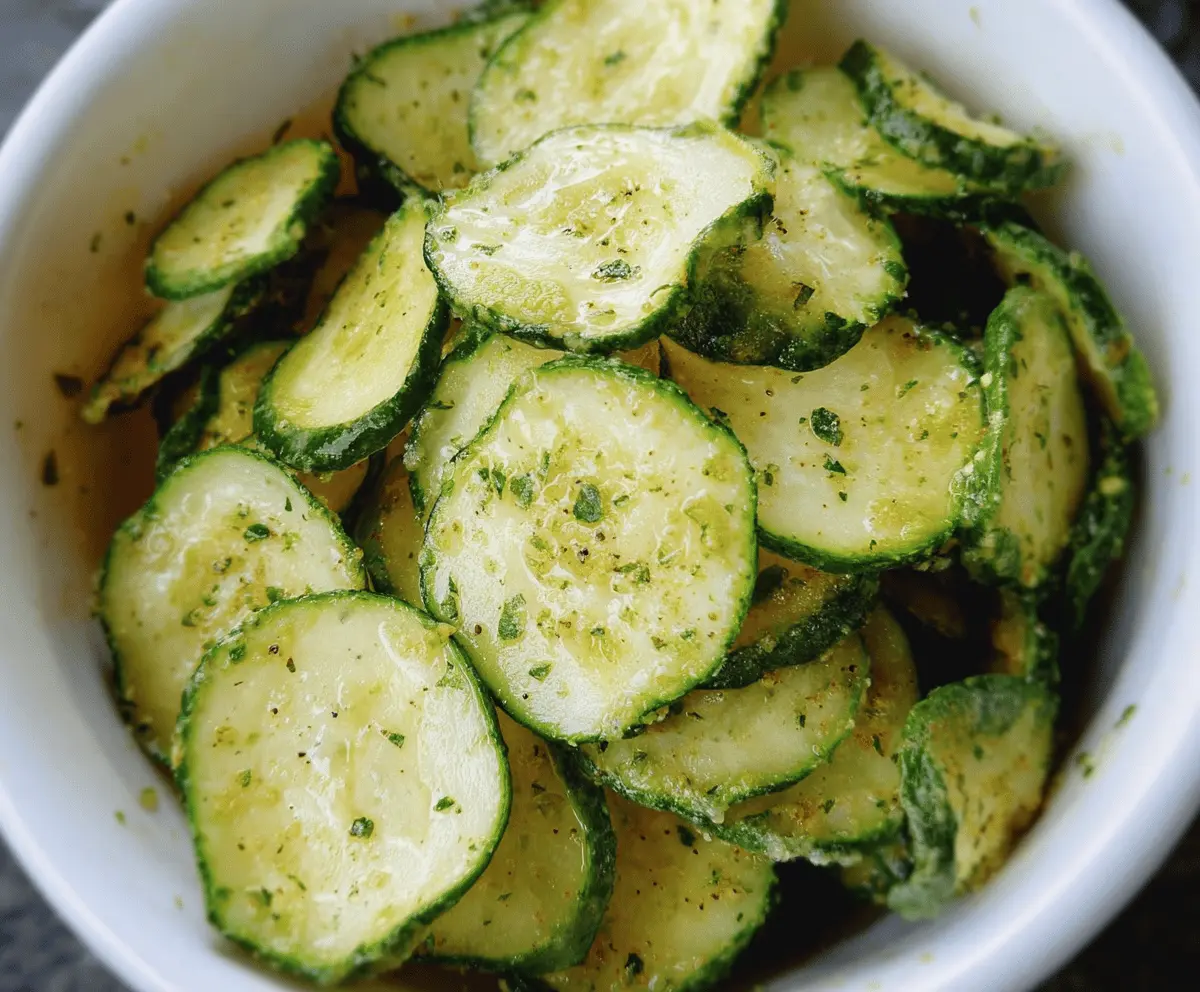 Crispy Ranch Cucumber Chips Recipe