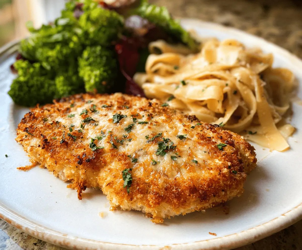 Crispy Parmesan Crusted Chicken Recipe