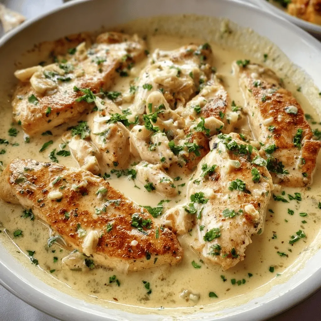 Creamy Garlic Chicken Recipe for Easy Dinner