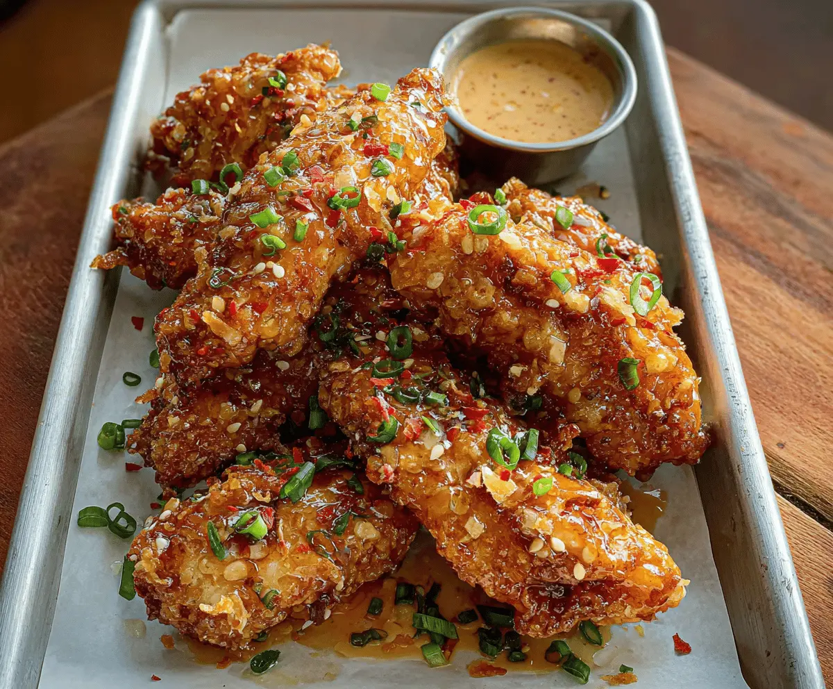 Crispy Bang Bang Chicken Recipe with Spicy Kick