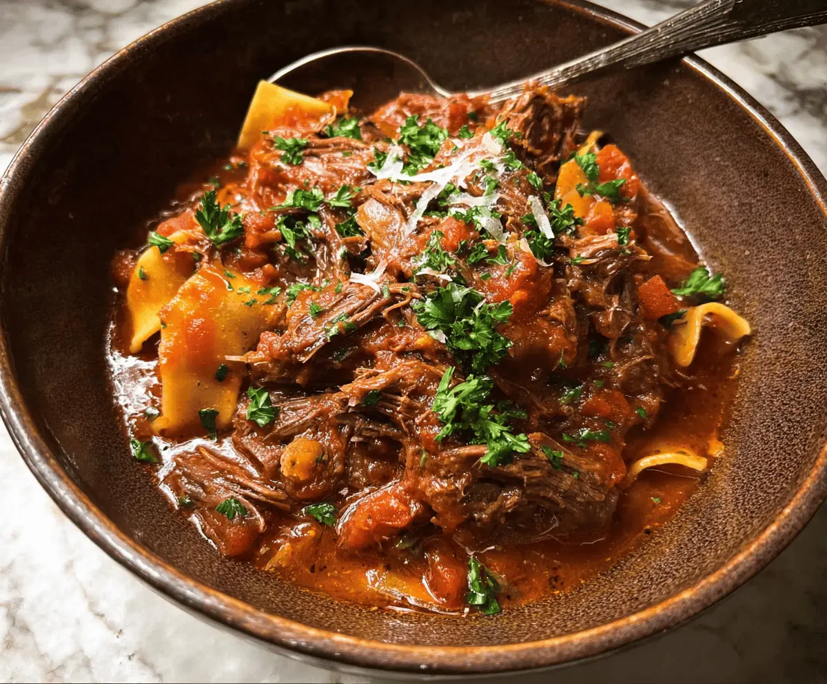 Easy Slow Cooker Beef Ragu Recipe for Tender Flavor