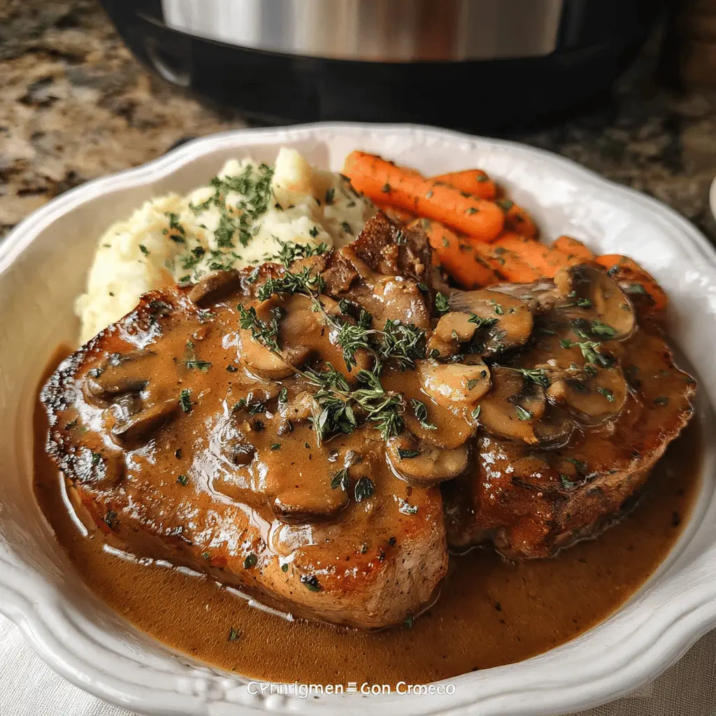 Easy Crock Pot Smothered Pork Chops Recipe