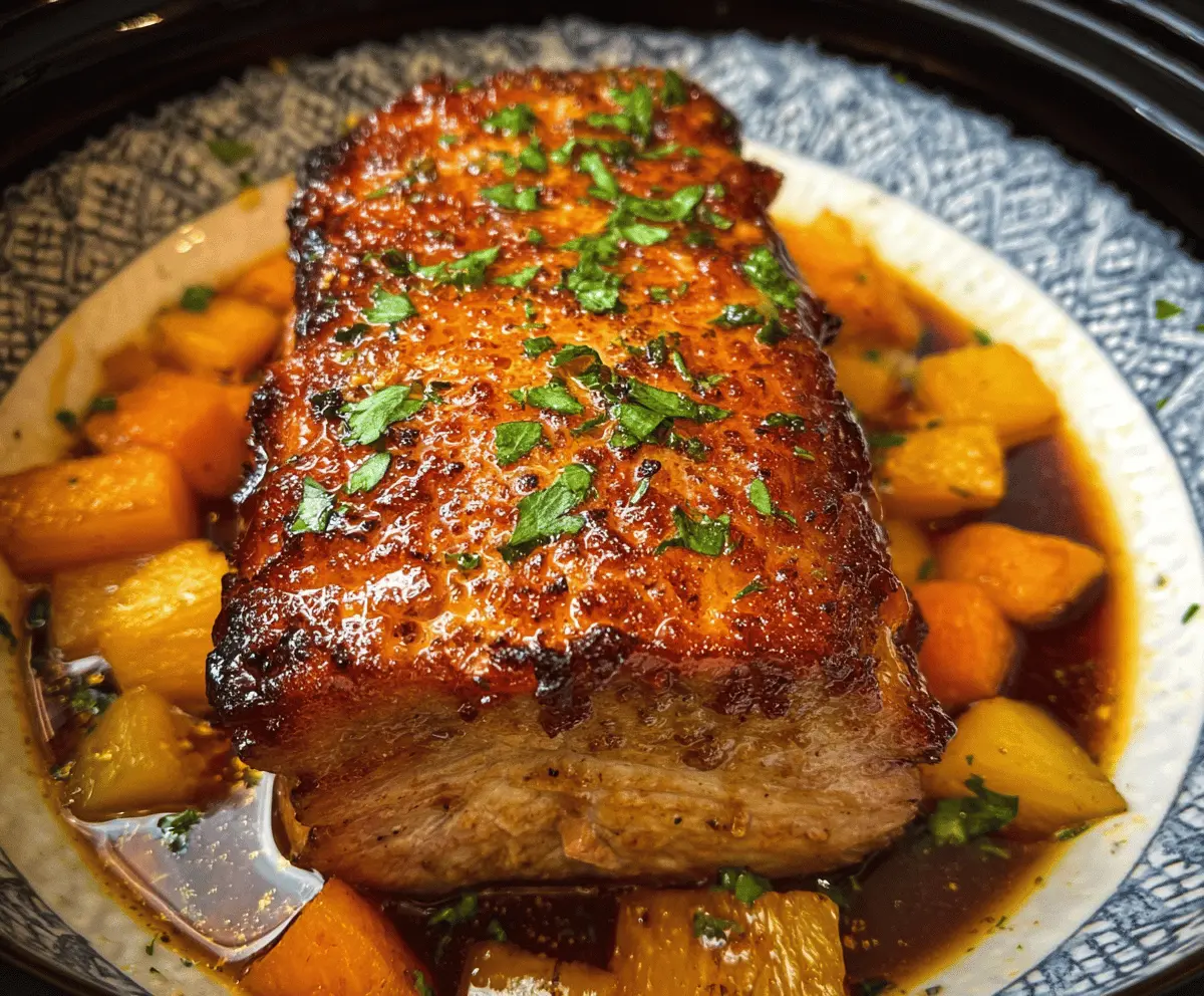 Easy Slow Cooker Pineapple Pork Loin Recipe