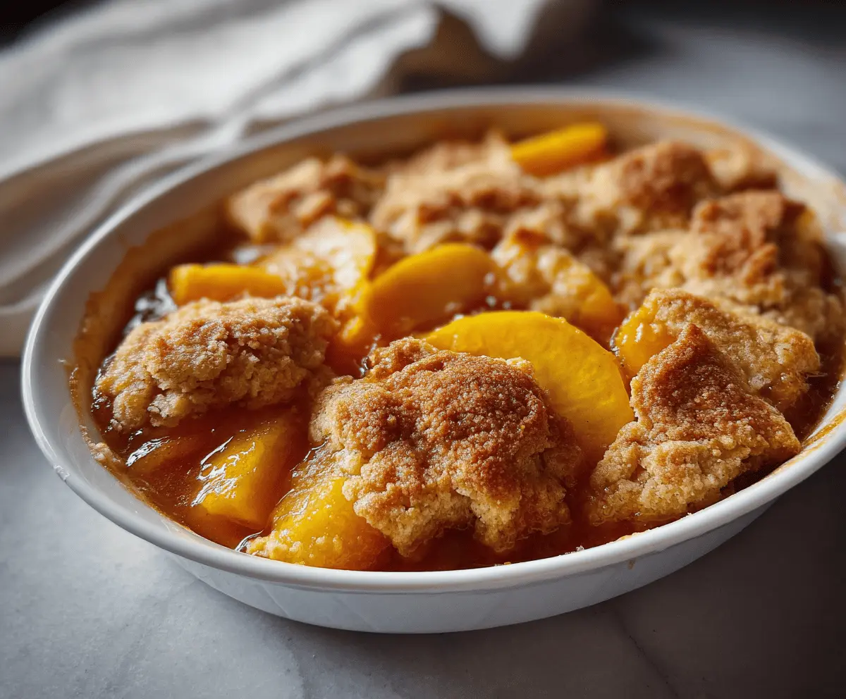 Classic Southern Peach Cobbler Recipe