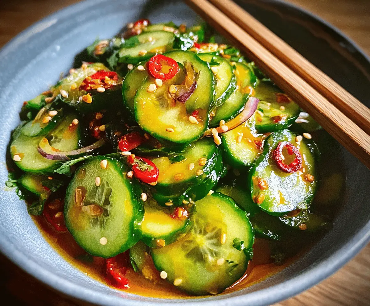 Easy Asian Cucumber Salad Recipe with Fresh Flavors